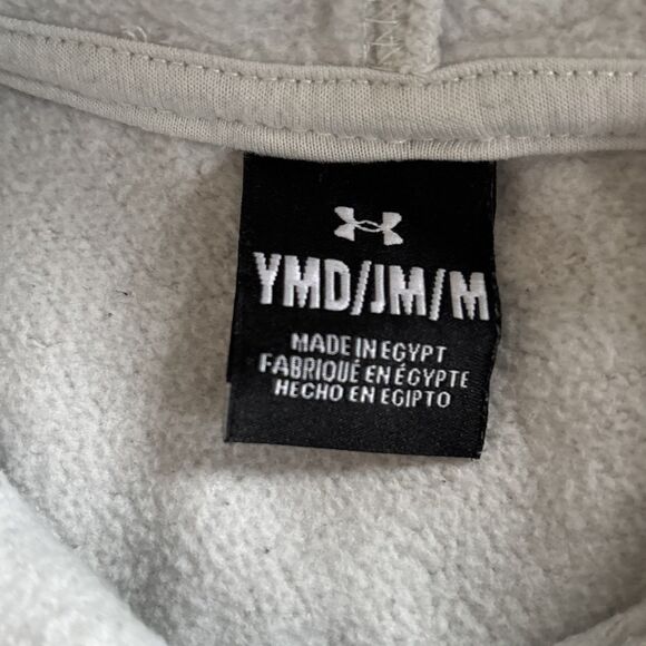 Under Armour Big Boys Youth Medium Plume Wave Logo Hoodie MSRP $48.00 - Picture 6 of 7